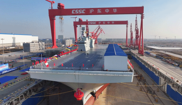 滿載排水量4萬余噸！海軍四川艦來了 舷號“51”