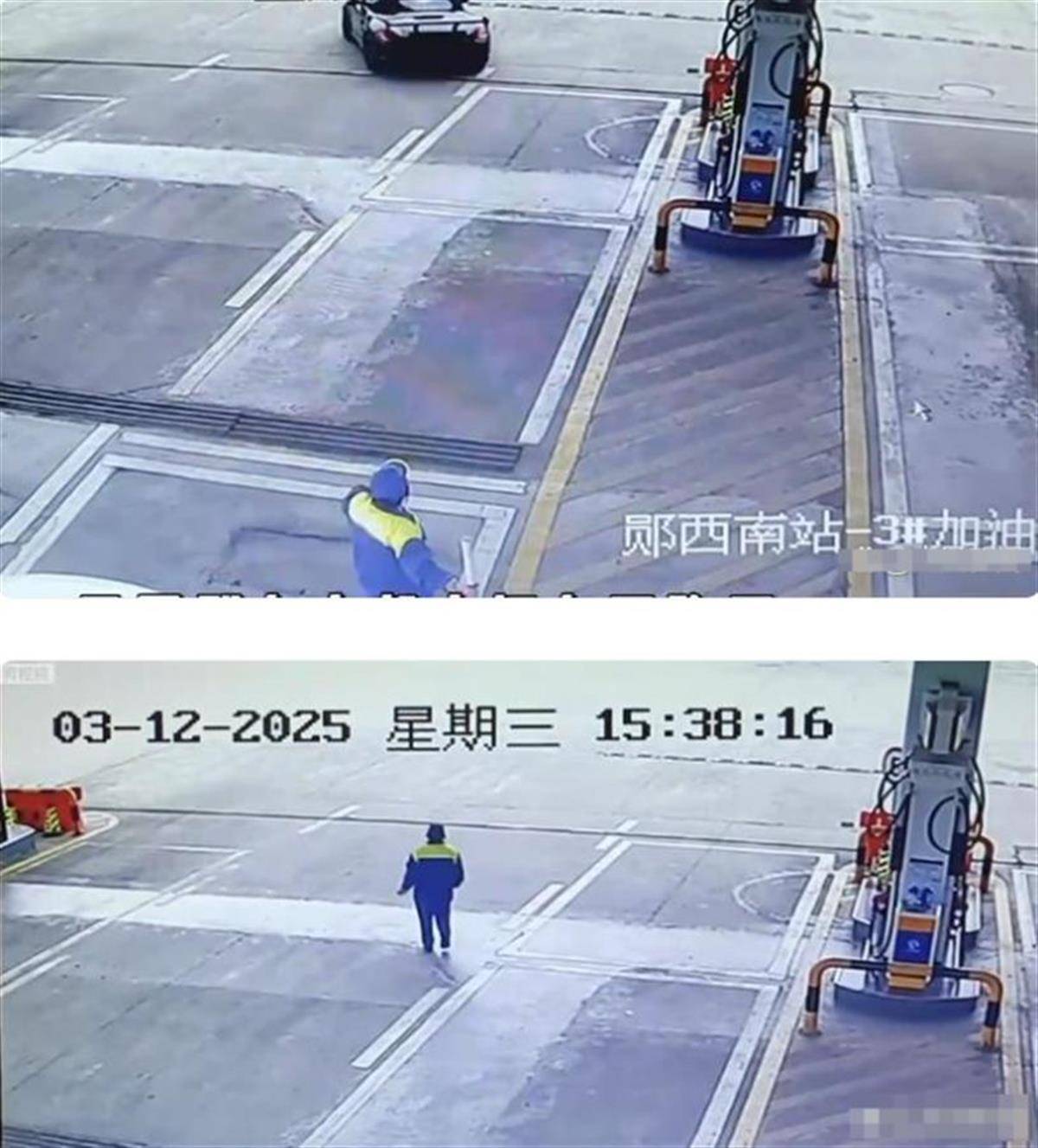 無牌保時(shí)捷司機(jī)加油逃單：錢是逃不了的，人也是逃不掉的
