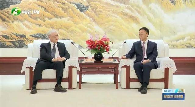 河南省委書記，會(huì)見中國國民黨副主席夏立言