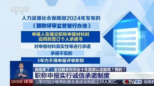 全日制本科畢業(yè)十年直接認定副高？別信！