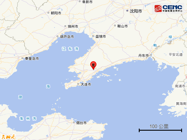 剛剛，遼寧大連發(fā)生地震